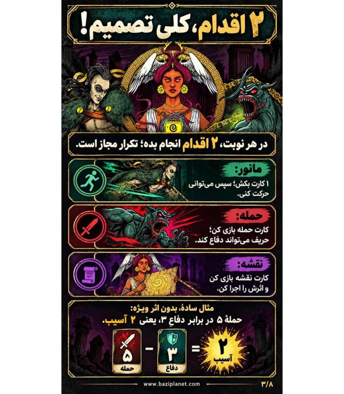 بازی آنمچد بی همتا نسخه سوم Unmatched: Battle of Legends, Volume three