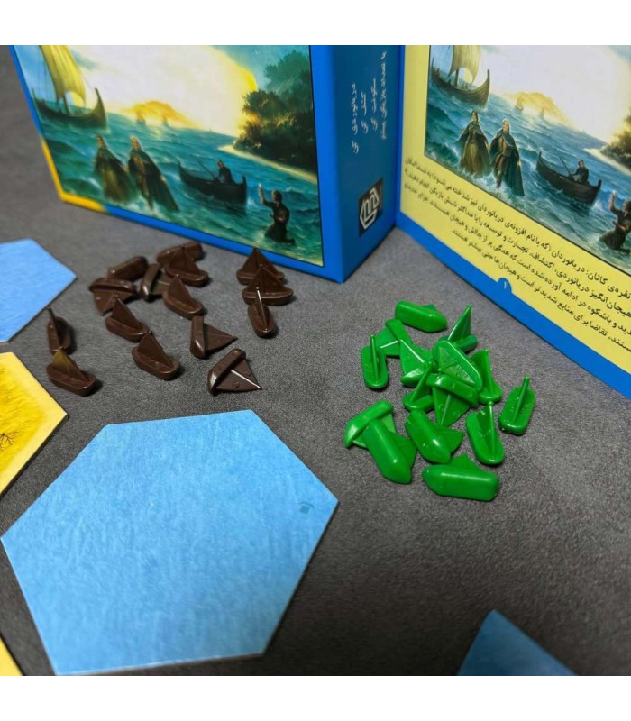 توسعه 5 و 6 نفره مهاجران کاتان دریانوردان گیم باکسز Catan Seafarers: 5-6 Player Extension