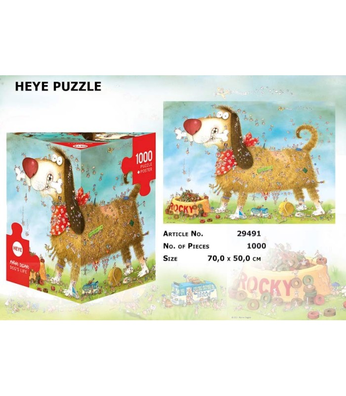 پازل 1000 تکه (Degano Dogs Life)