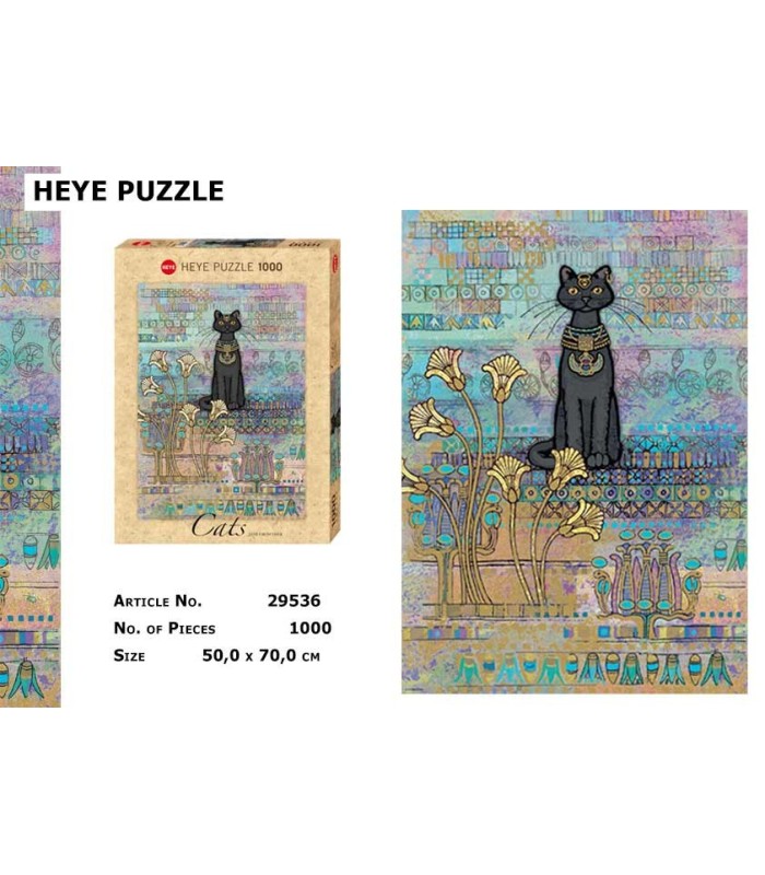 پازل 1000 تکه (Cats Egyptian)