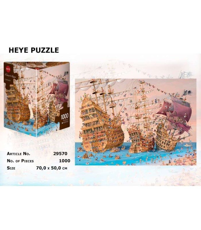 پازل 1000 تکه (Francis Ruyer Corsair)