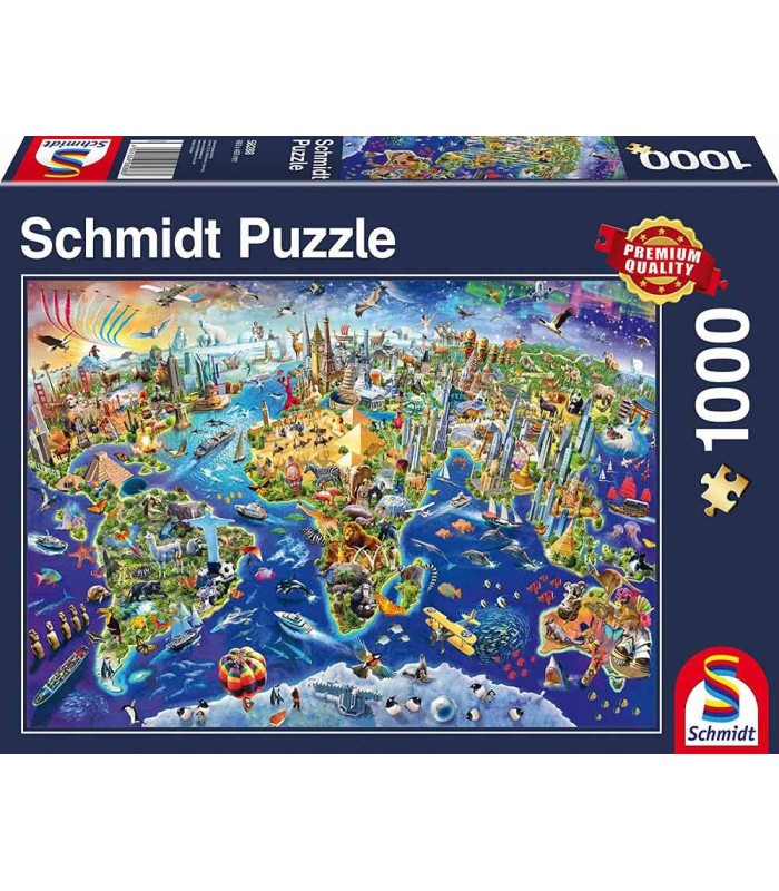 پازل 1000 تکه (Discover the World)