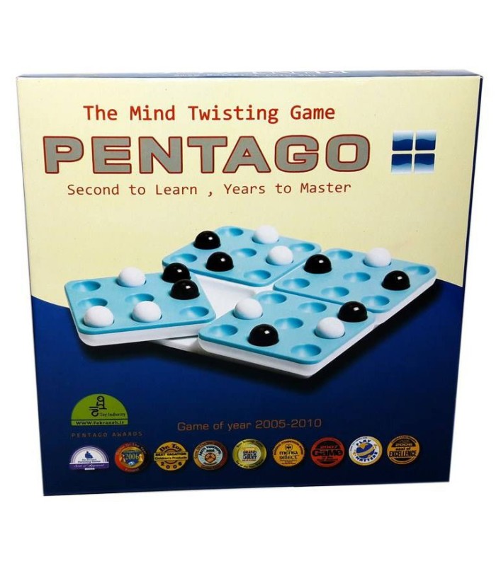 بازی ایرانی پنتاگو (pentago) جعبه آبی