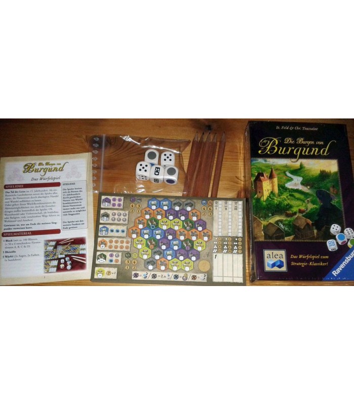 قلعه های برگاندی نسخه تاسی (The Castles of Burgundy: the Dice game)