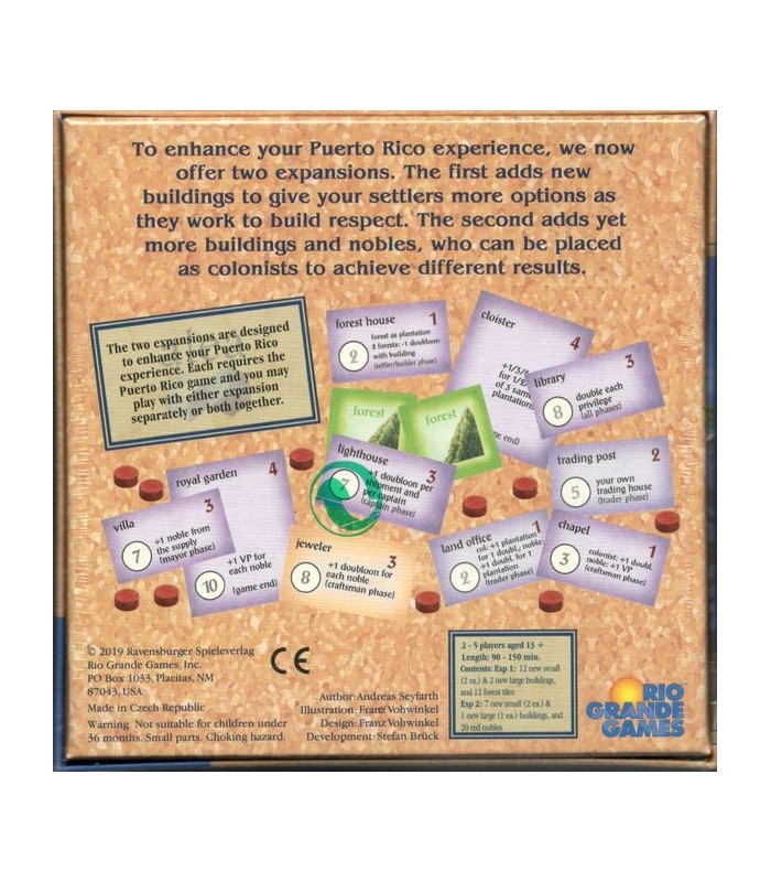 Puerto Rico: Expansions 1 and 2