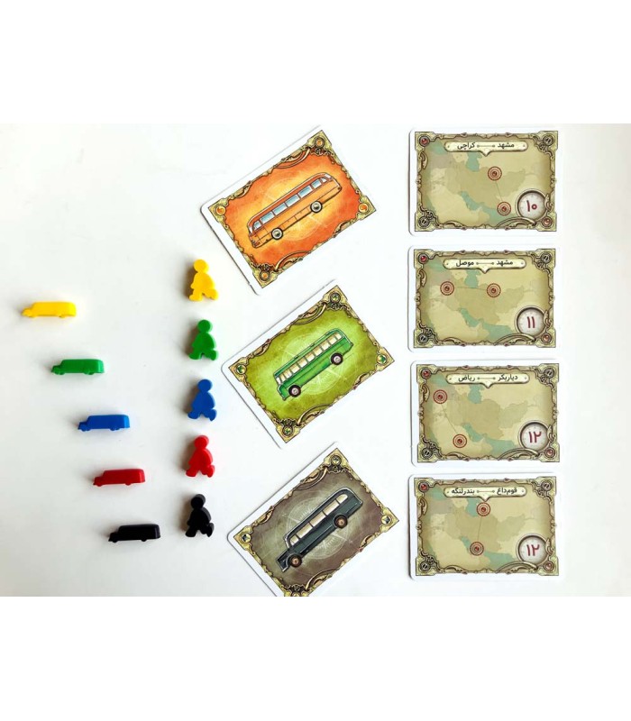 بازی ایرانی شاهراه (Ticket to Ride)