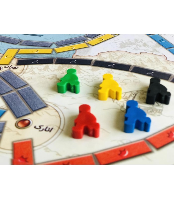 بازی ایرانی شاهراه (Ticket to Ride)