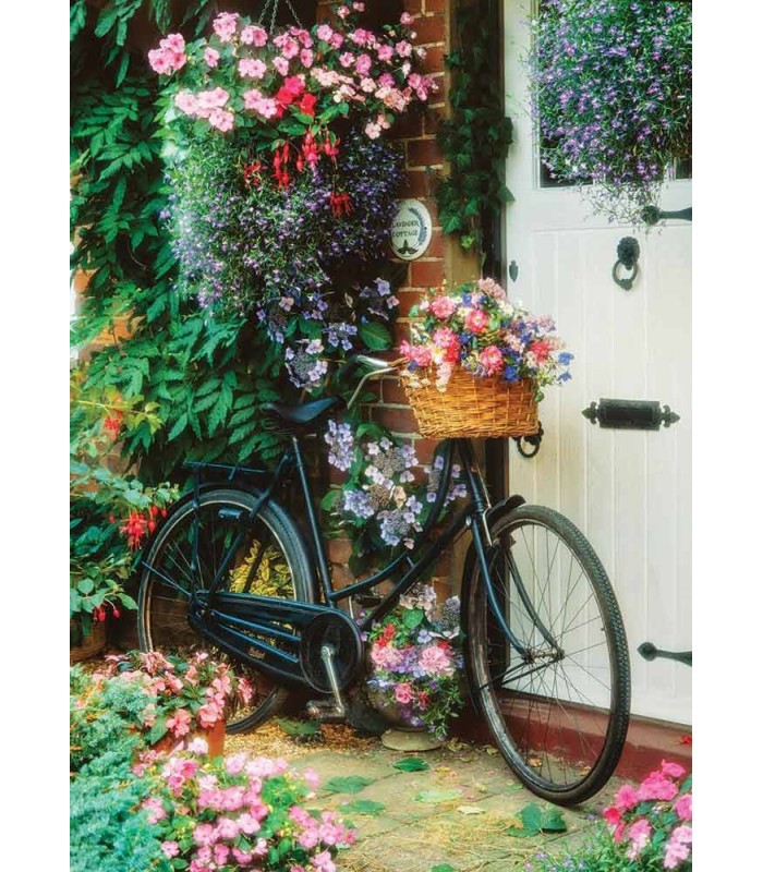 پازل  500تکه  Bicycle & Flowers