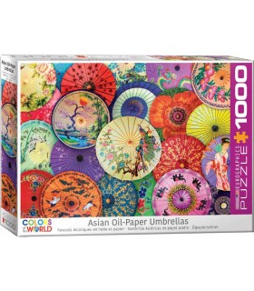 پازل 1000 تکه Asian Oil Paper Umberellas