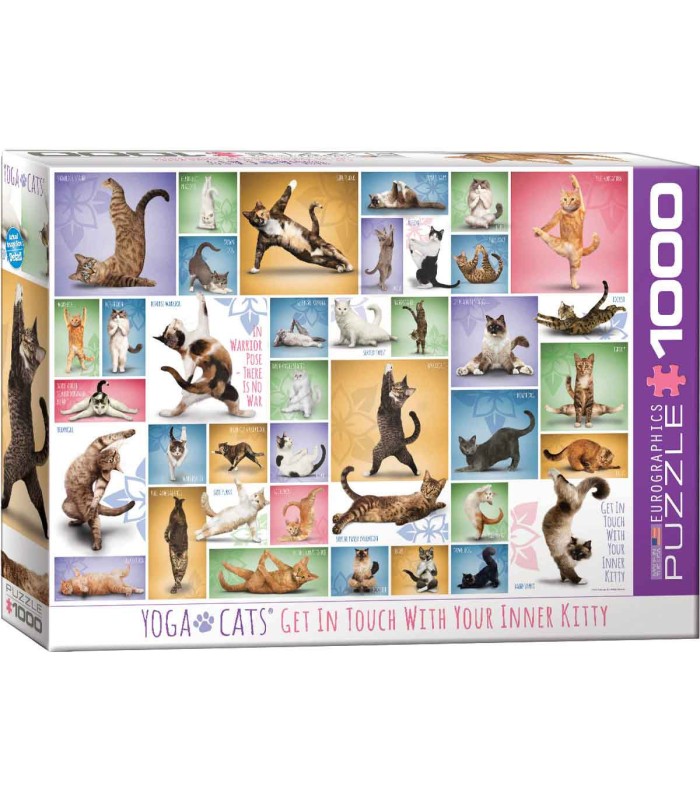 پازل 1000 تکه Yoga Cats