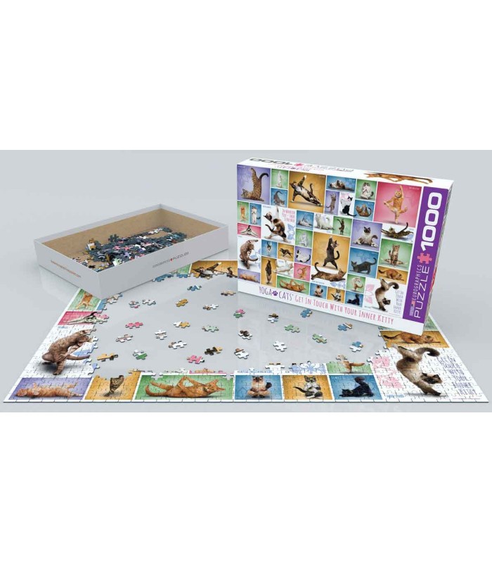 پازل 1000 تکه Yoga Cats