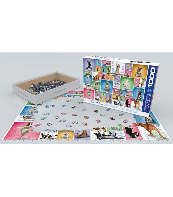پازل 1000 تکه Yoga Dogs