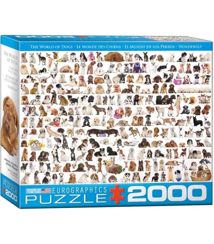 پازل 2000 تکه World of Dogs