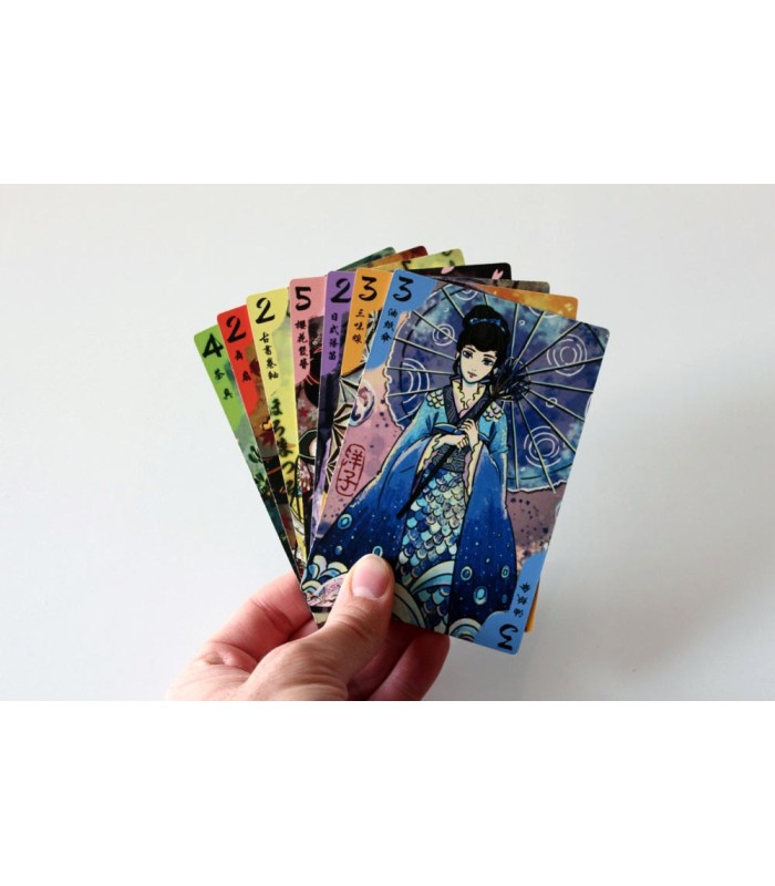 بازی ایرانی هانامیکوجی (Hanamikoji)