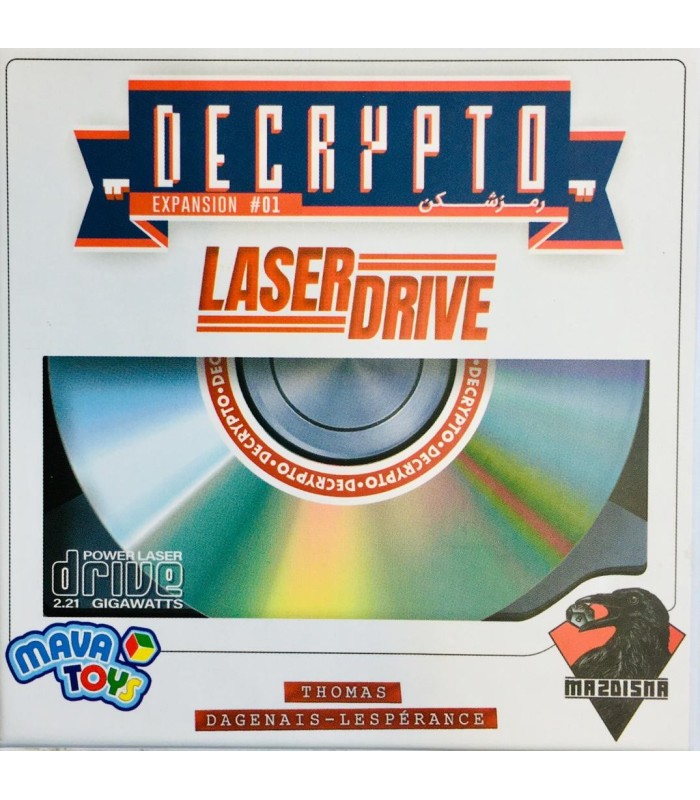 بازی ایرانی توسعه رمزشکن (Decrypto: Expansion 01 Laserdrive)