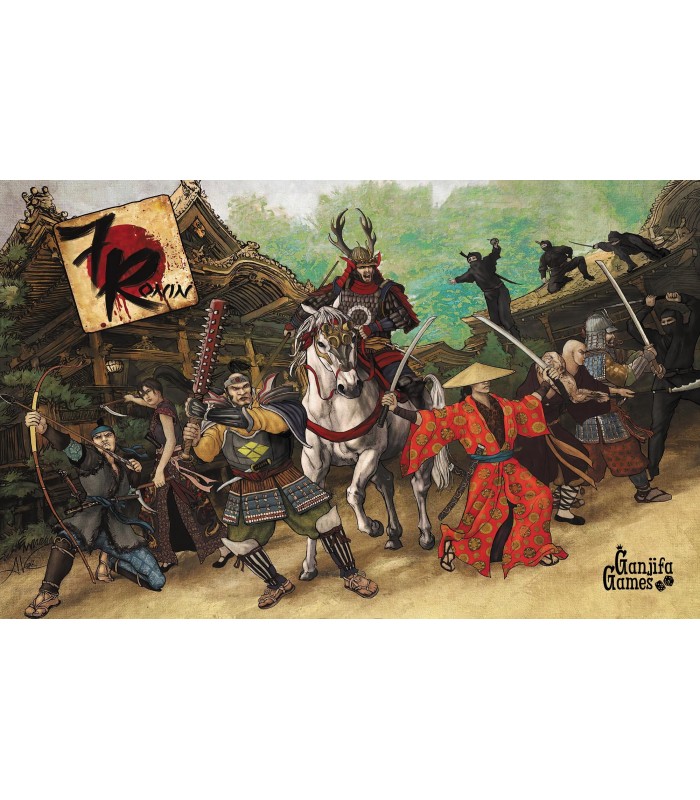 بازی ایرانی هفت رونین (گنجفه) Seven Ronin