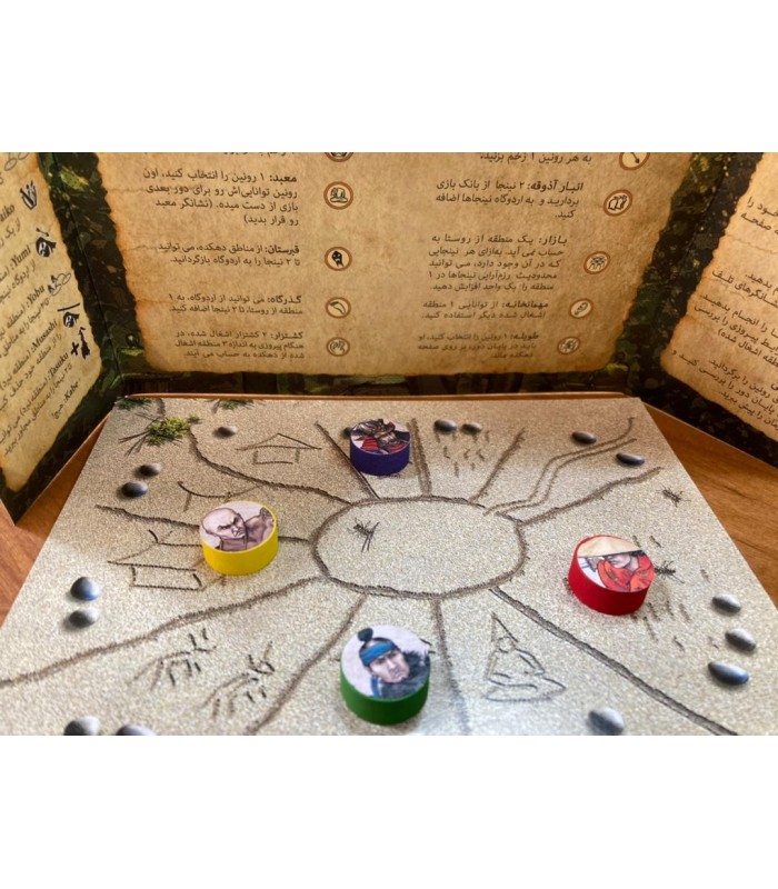 بازی ایرانی هفت رونین (گنجفه) Seven Ronin