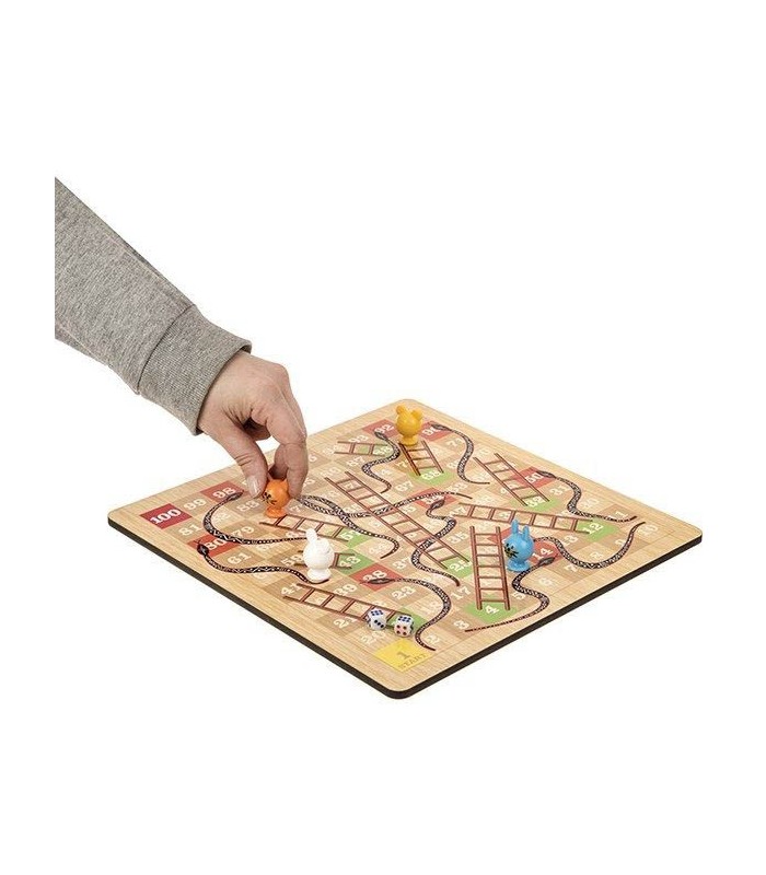 بازی ایرانی منچ و مارپله کلاسیک