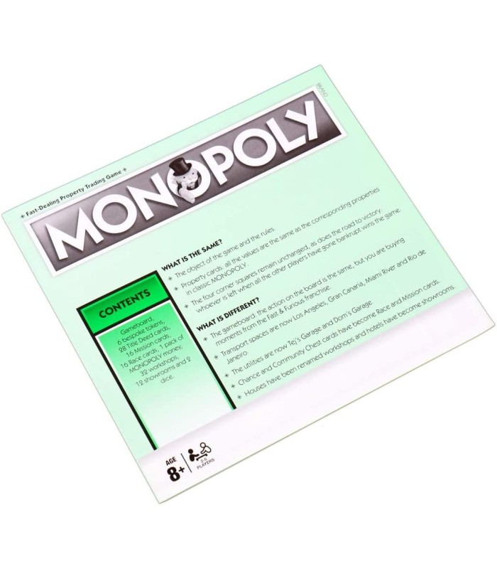 مونوپولی سریع و خشن (Monopoly Fast & Furious)