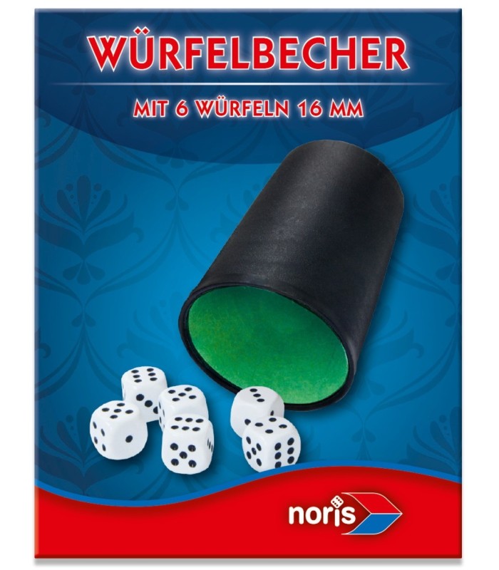 تاس انداز با شش تاس (  Dice Cup with 6 Dice )