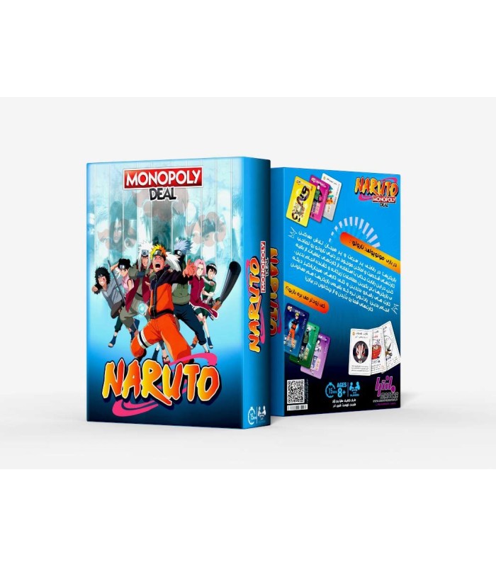 بازی مونوپولی ناروتو monopoly deal naruto