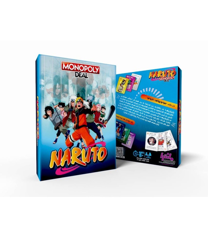 بازی مونوپولی ناروتو monopoly deal naruto
