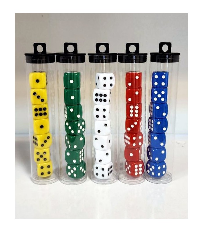 تاس شش وجهی خارجی 16 میل مات dice 16m