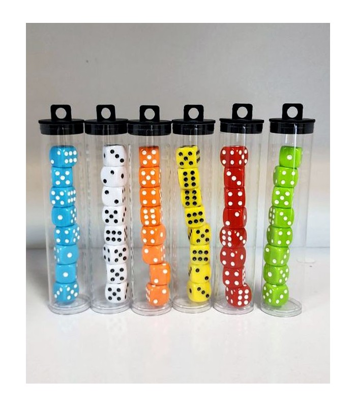 تاس شش وجهی خارجی 14 میل مات dice 14m