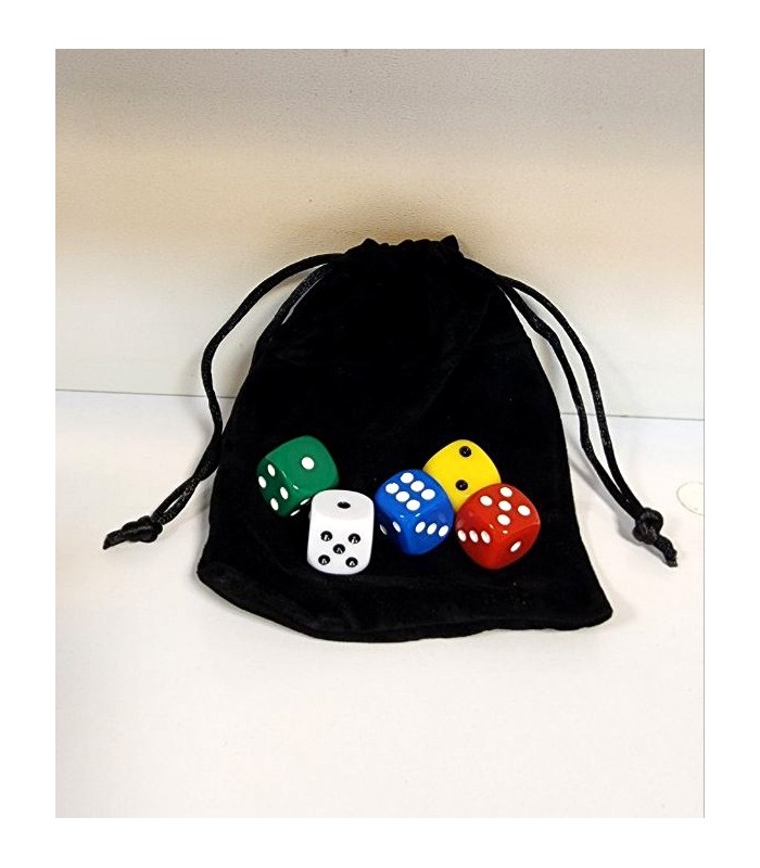 تاس شش وجهی خارجی 16 میل مات dice 16m