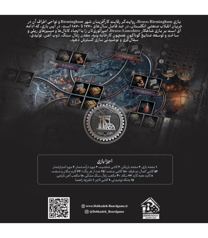 بازی ایرانی برس بیرمنگام (Brass: Birmingham)