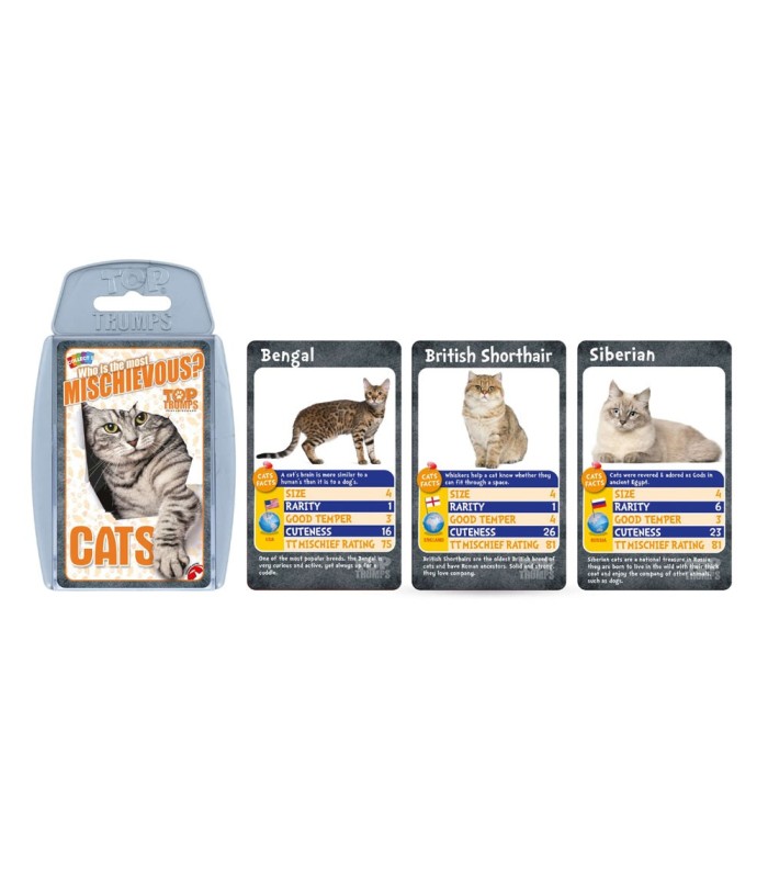 بازی گربه تاپ ترامپس Cats Top Trumps