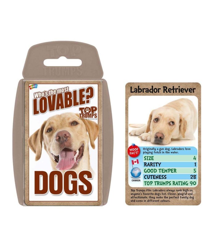 بازی سگ تاپ ترامپس dogs Top Trumps
