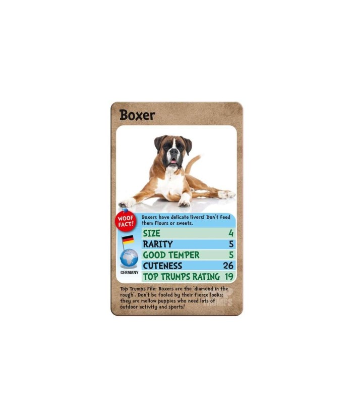 بازی سگ تاپ ترامپس dogs Top Trumps