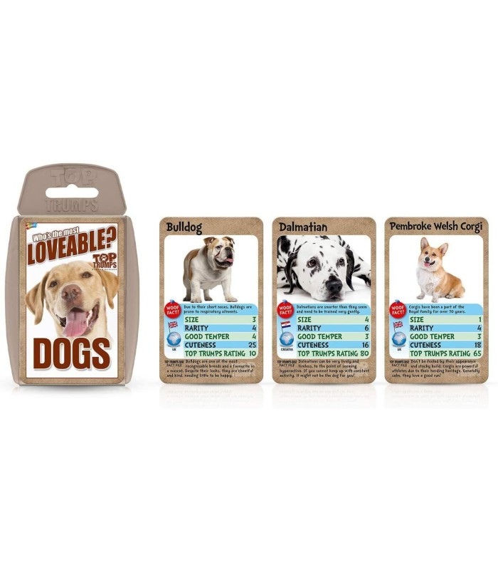 بازی سگ تاپ ترامپس dogs Top Trumps