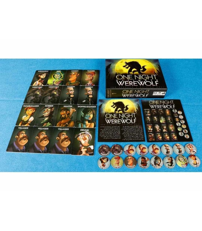 بازی ایرانی گرگینه یک شبه (One Night Ultimate werewolf)