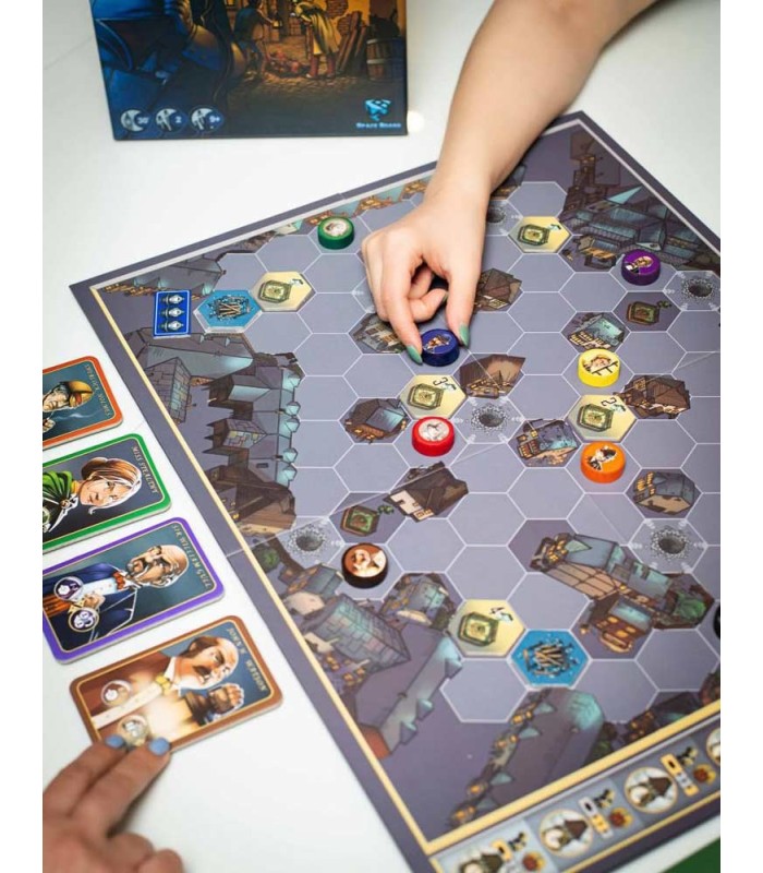 بازی ایرانی آقای جک نسخه لندن با افزونه Mr. Jack + exp