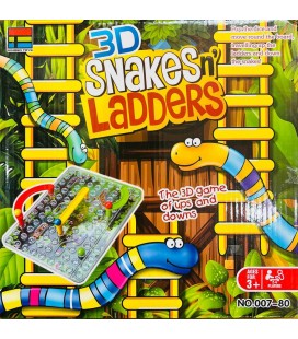 بازی مارپله سه بعدی 3D Snake & Ladders