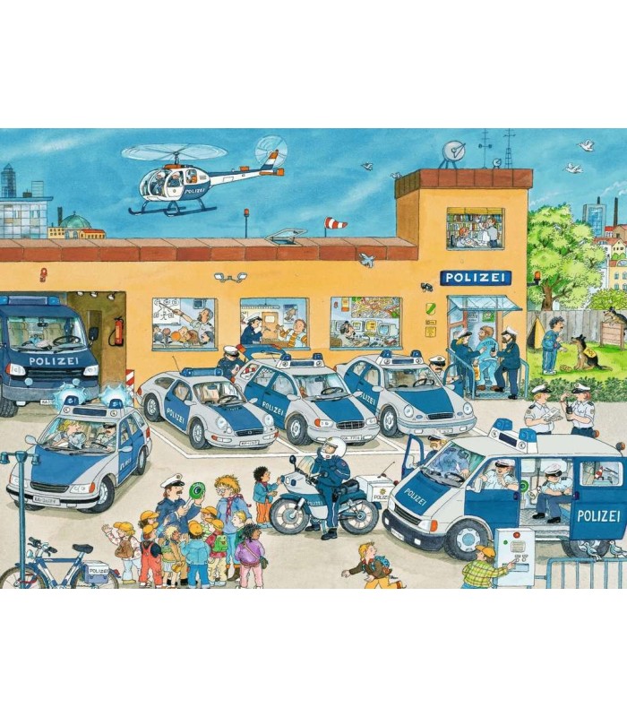 پازل 100 تکه ایستگاه پلیس police district 100 ravensburger