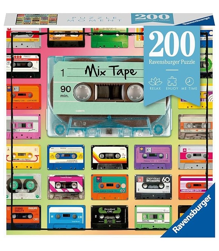 پازل 200 تکه نوار کاست mix tape 200 ravensburger