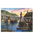 پازل 500 تکه غروب در بندر sunrise at the port 500 ravensburger