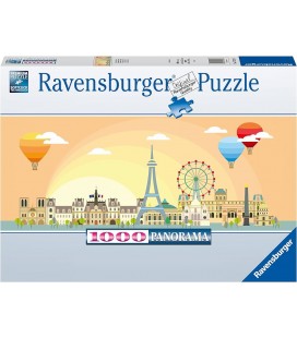 پازل 1000 تکه یک روز در پاریس a day in paris ravensburger