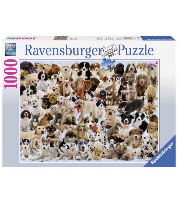 پازل 1000 تکه سگ ها dogs galore ravensburger