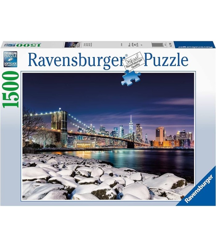 پازل 1500 تکه زمستان در نیویورک winter in new york ravensburger