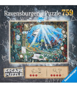 پازل 759 تکه معمایی زیردریایی escape puzzle ravensburger submarine