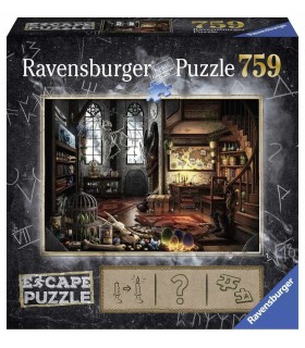 پازل 759 تکه معمایی آزمایشگاه اژدها escape puzzle ravensburger dragon laboratory
