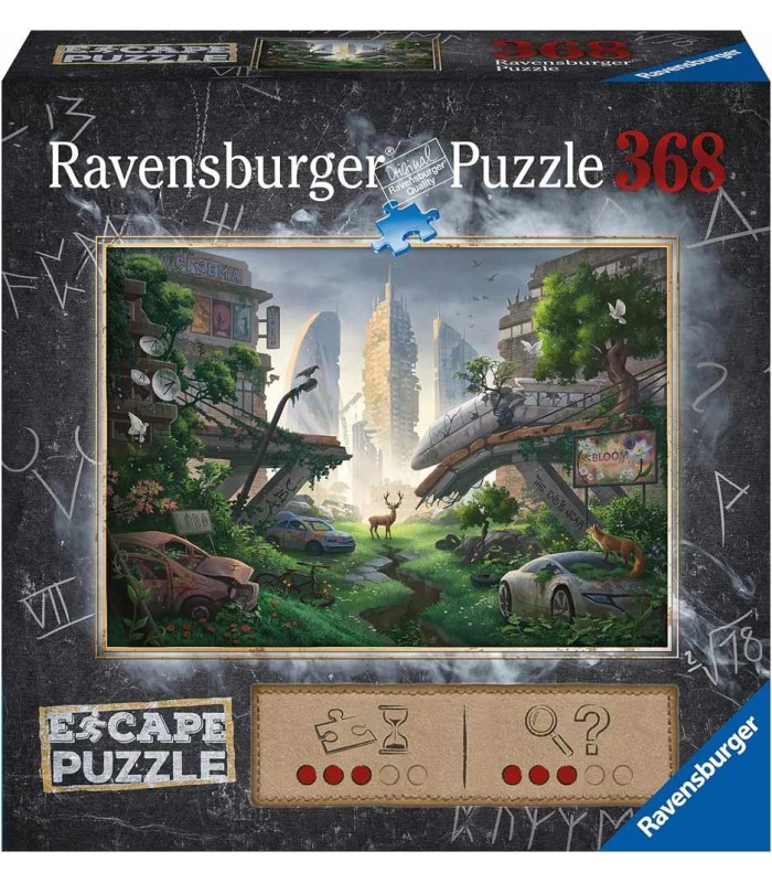 پازل 368 تکه معمایی شهر متروکه escape puzzle ravensburger desolated city