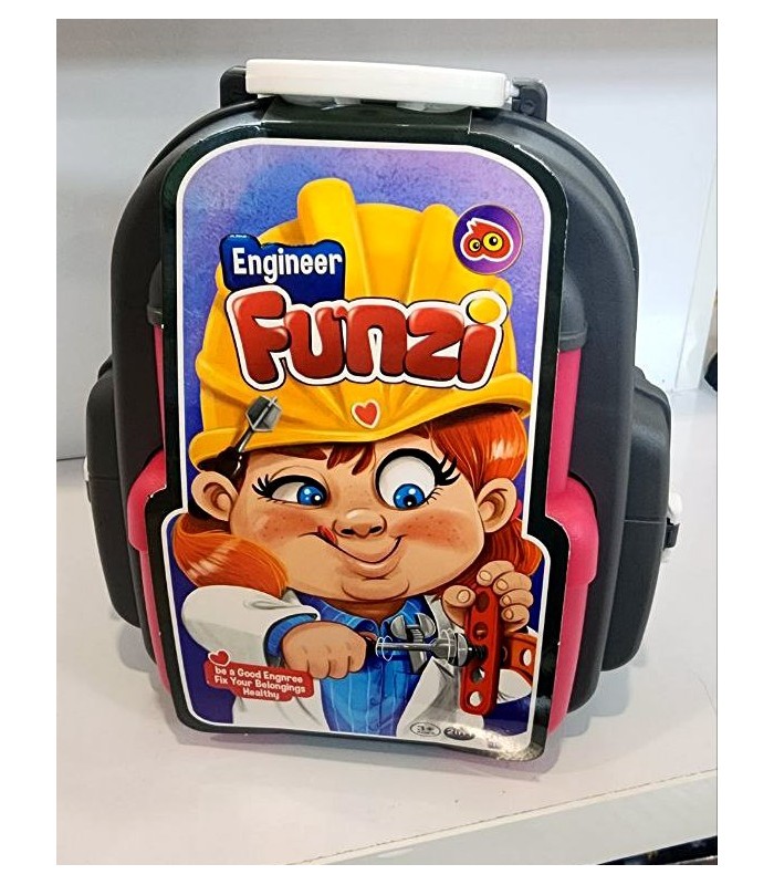 ست اسباب بازی کوله پشتی مهندسی فانزی دخترانه