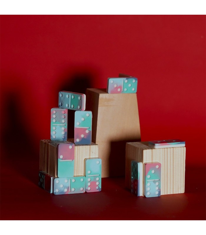 دومینو 4 رنگ پاستلی Domino