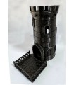 برج تاس مشکی اکلیلی مدل قلعه Dice Tower