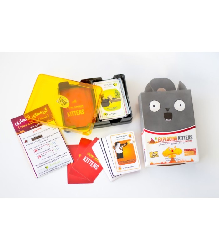 بازی ایرانی گربه های انفجاری نسخه مهمانی exploding kittens